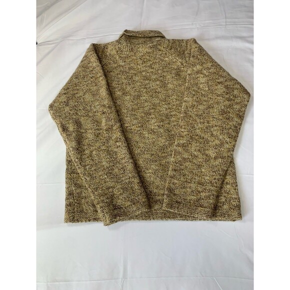 Vtg Columbia Wool Fall Sweater Turtleneck Oatmeal Long Sleeve Womens Size M - Picture 6 of 6